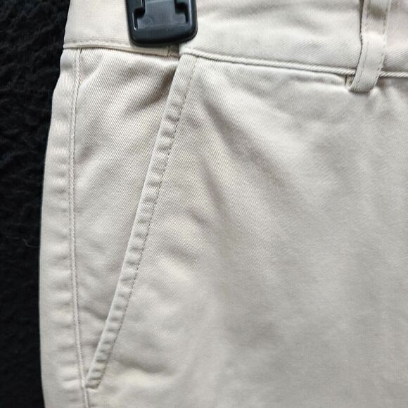 L.L. Bean Classic Fit Womens Pants Khaki Size 10P 100% Cotton Agjustable Waist - Picture 9 of 12